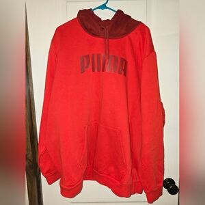 Puma Red Men's Hoodie Sweatshirt 4XL